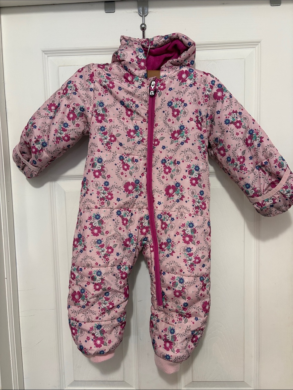 Arctic Squad x Disney Baby Pink Snowsuit